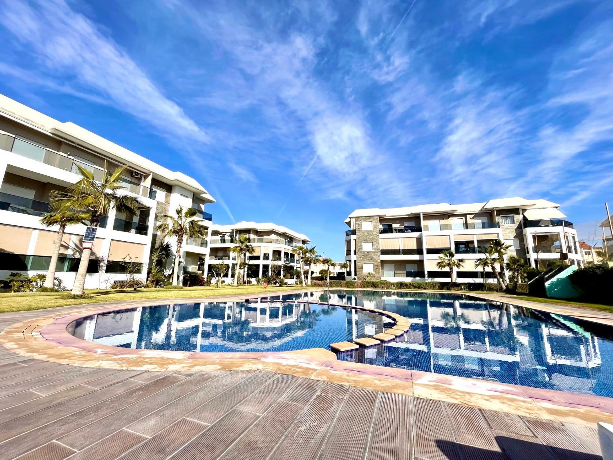 Bel Appartement à AMWAJ Beach&Resorts Casablanca Exterior foto